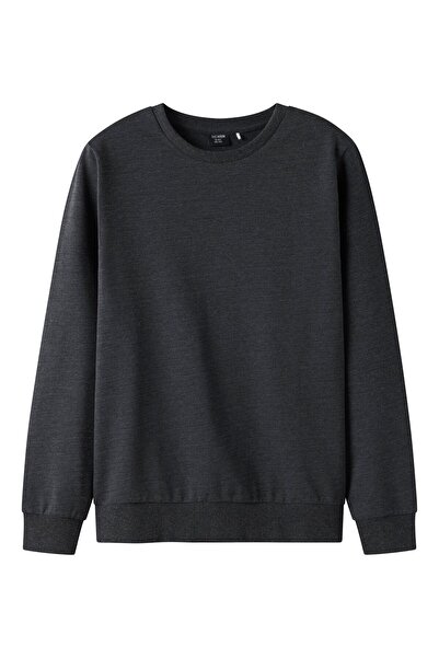 TWO SOON Sweatshirt Brush-Effekt