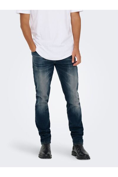 Only & Sons Slim Fit Jeans ONSLOOM Niedrige Taille Slim Fit Jeans