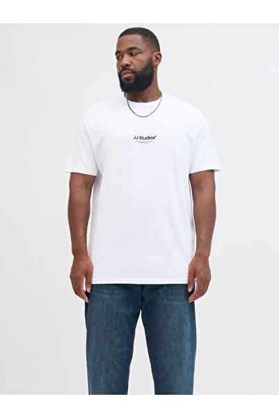 Jack & Jones Plus T-shirt Plus Size Gedruckt T-shirt