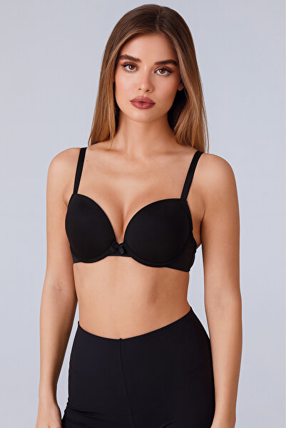 Papatya Basic Çift Destekli Sütyen | Siyah 340110