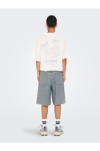 Only & Sons Bermuda Shorts ONSCARL Mittlere Taille Ballon Schnitt 5-Pocket-Shorts