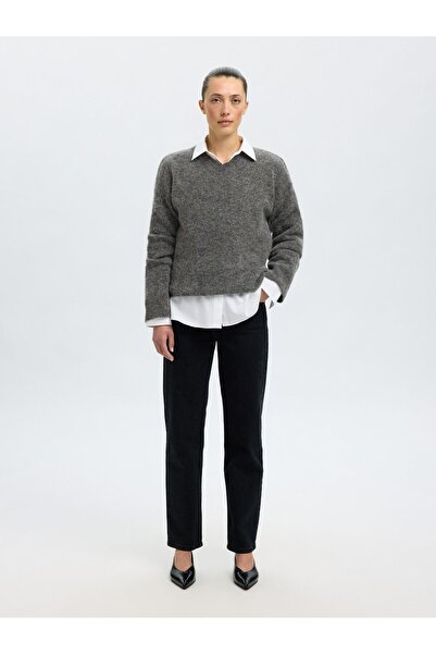 Selected Femme Strickpullover Wollmix