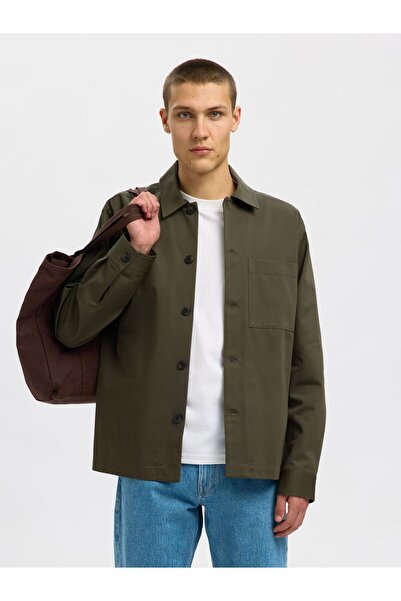 Selected Homme Overshirt Regular Fit Baumwoll