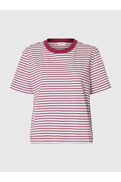 Selected Femme T-Shirt Gestreiftes Boxy fit