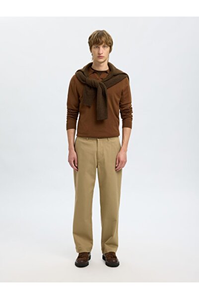 Selected Homme Loose Fit Hosen Baumwollköper