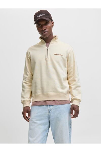 Jack & Jones Φούτερ με μισό φερμουάρ Φούτερ με μισό φερμουάρ