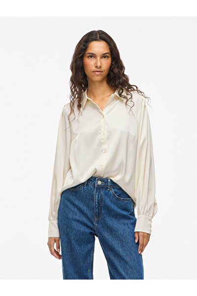 VILA Hemd VIENNA Ballonärmel