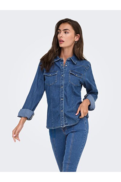 ONLY Cămașă din denim ONLSASIA Cămașă din denim
