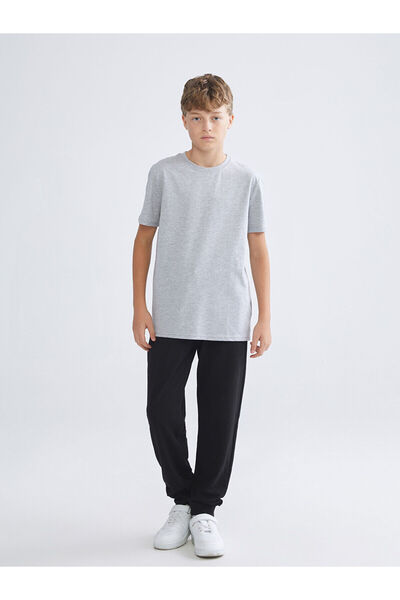 LC Waikiki New Season Crew Neck Basic Boy's T-Shirt