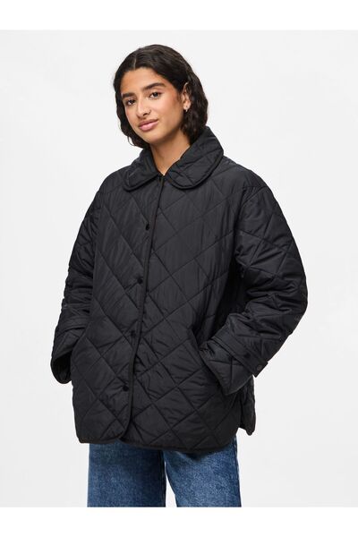 PIECES Kurzjacke PCEMILY GESTEPPTE