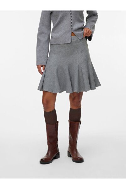 Vero Moda Strickrock VMKRISTIN Mittlere Taille Kurzer Rock