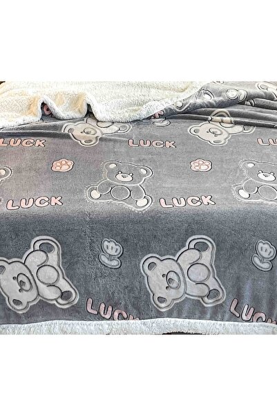 CHIRASO Cocolino CHIRASO Blanket, 200x230cm, Fur Inside, Double Bed, Colorful, Soft and Fluffy