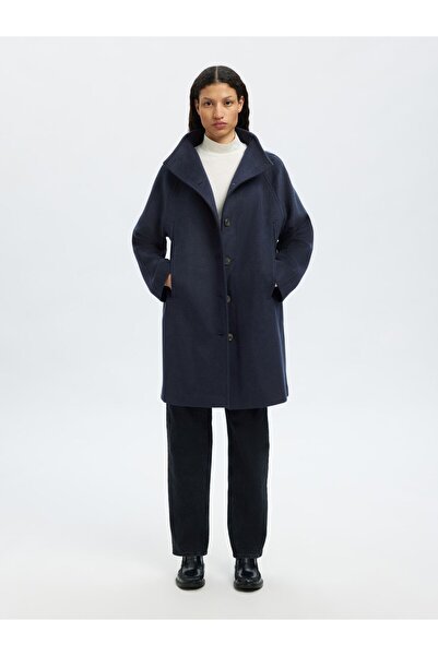 SELECTED Mantel Wollmix