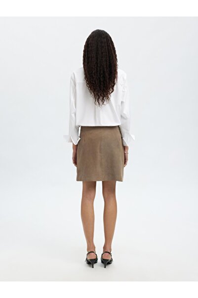 Selected Femme Minirock Wildleder