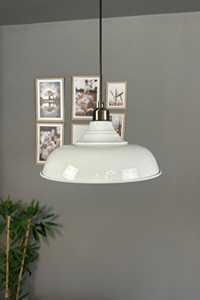 Bamyum Nota Beyaz Tekli Avize Yarım Lale Başlık Salon Mutfak Koridor Hol Otel...