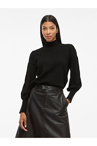 VILA Strickpullover VIKERRY Stehkragen