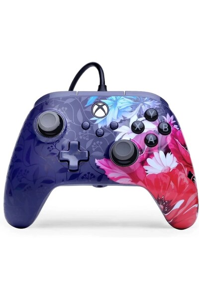 Powera Wired Controller Advantage+, Xbox Series X, S, Xbox One, PC, Night Blossom