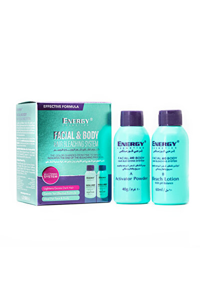 Energy كريم تجميلي لتبييض الشعر والوجه والجسم