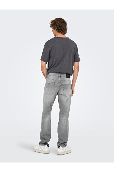 Only & Sons Normal geschnitten jeans ONSEDGE Mittlere Taille Gerade geschnitten Jeans