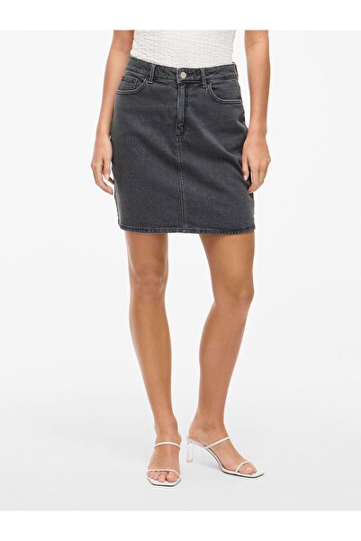 VILA Jeansrock Kurzer