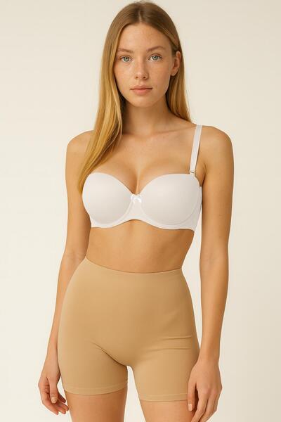 Papatya Basic Straples Destekli Sütyen | Ekru 340130