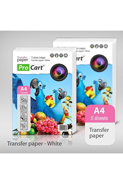 PROCART A4 thermal transfer paper for white t-shirts