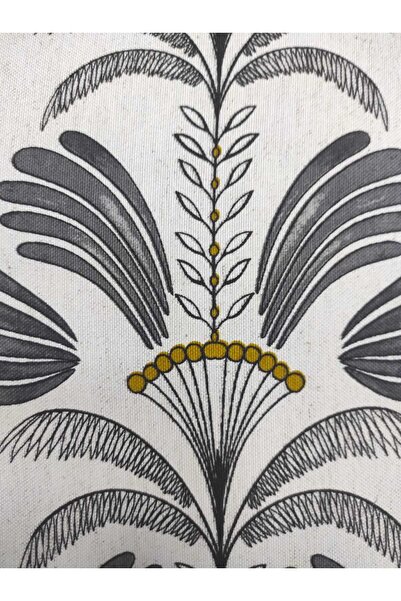 Evcimenhome New Product Board Pattern Linen Cushion Cover 43Cmx43Cm Color: Anthracite on Ecru