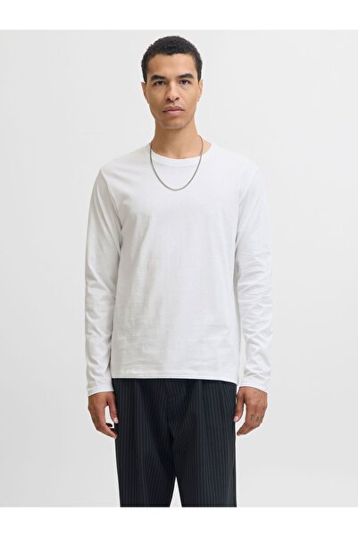 Jack & Jones Langarm-T-Shirt Einfarbig Langarm-T-Shirt