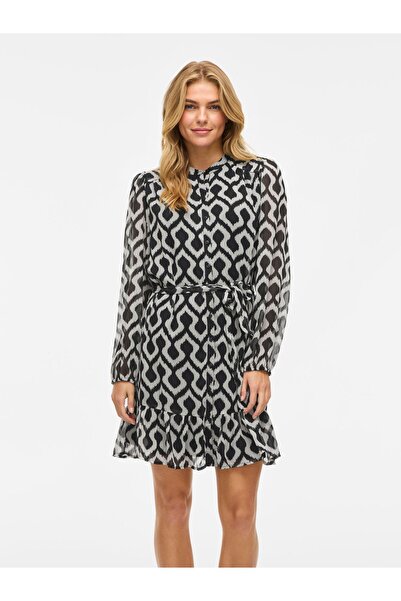 VILA Minikleid VIFALIA Langarm