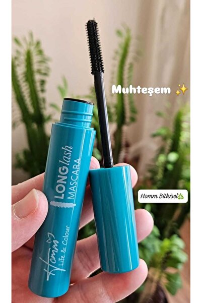 Homm Bitkisel HOMM LIFE & COLOUR LONG LASH MASKARA rimel siyah/black