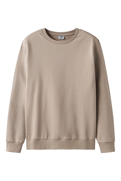 TWO SOON Sweatshirt Brush-Effekt