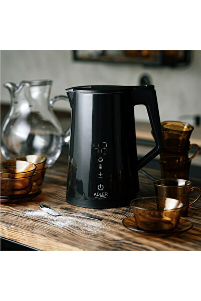 adler Electric kettle AD 1345, Digital, 40-100 C, 2200W, 1.7L, STRIX, Black