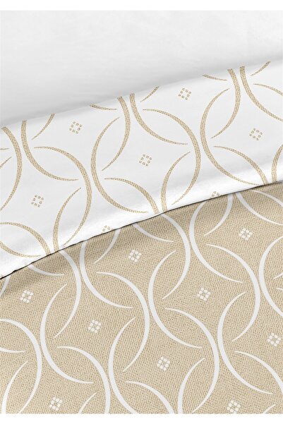 Evim Focus 100% Cotton Double Duvet Cover Set 200X220Cm Cream