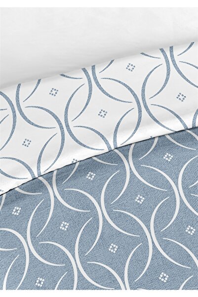 Evim Focus 100% Cotton Double Duvet Cover Set 200X220Cm Light Indigo