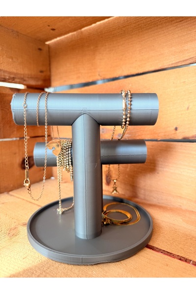 Chamelon Studio Decorative Jewelry Stand Organizer Set Stylish Makeup Jewellery Necklace Ring Display