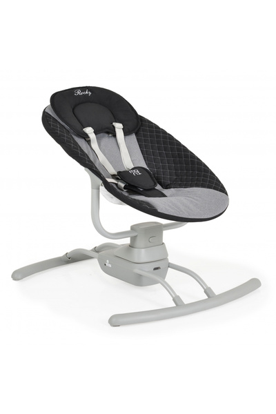 Moni Electric swing with remote control and carousel Rocky Grey