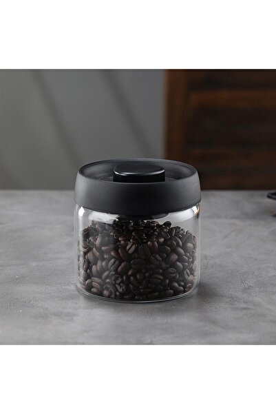 erorex Vacuum Glass Jars Airtight Lid,Borosilicate Glass Coffee Canister Container, Easy Operate,Perfect