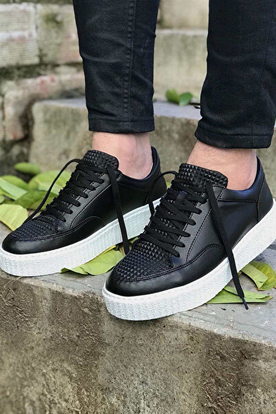 TEET Mn017 - Fbt Pyramid Men's Shoes Black