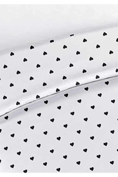 Evim Lovely 100% Cotton Akfil Cotton Double Duvet Cover Set 200X220Cm Black