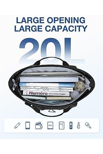 BAGSMART Women Tote Bag Large, Travel Tote Shoulder Bag with Compartment and Zipper, Top Handle Hand