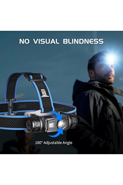 Wuben H1 Rechargeable Headlamp, 1200 Lumens, IP68 Waterproof