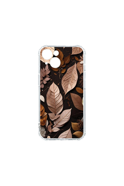 bestcase Carcasă spate antișoc pentru Apple iPhone 14 Plus, model pene de toa...