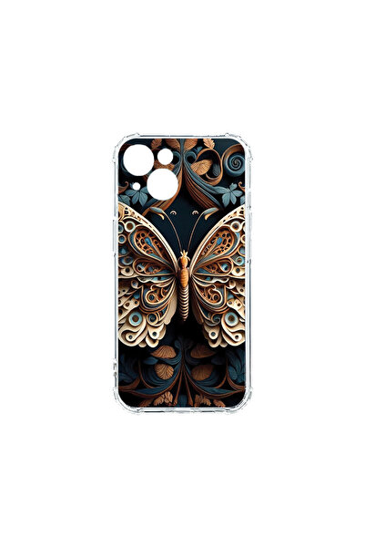 bestcase Carcasă spate antișoc pentru Apple iPhone 15 Plus, Beauty Butterfly,...