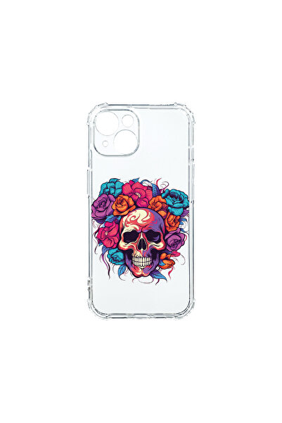 bestcase Carcasă spate antișoc pentru Apple iPhone 14, Dream Colors - Craniu ...