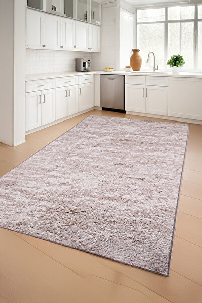 Bestekar Lunessa Vizon Kaymaz Tabanlı Yumuşak Yüzeyli Leke Tutmaz Modern Tasa...