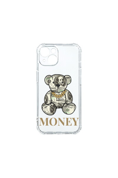 bestcase Carcasă spate antișoc pentru Apple iPhone 14 Plus, Teddy Bear Money,...
