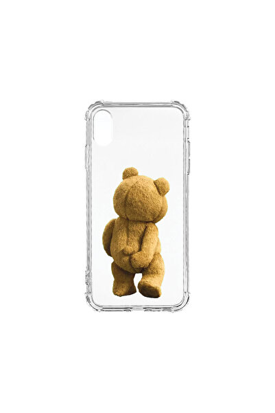 bestcase Carcasă spate antișoc pentru Apple iPhone XR, Teddy Bear Hidden Shot...