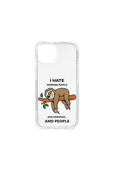 bestcase Carcasă spate antișoc pentru Apple iPhone 13 Pro, I Hate Morning, AS...