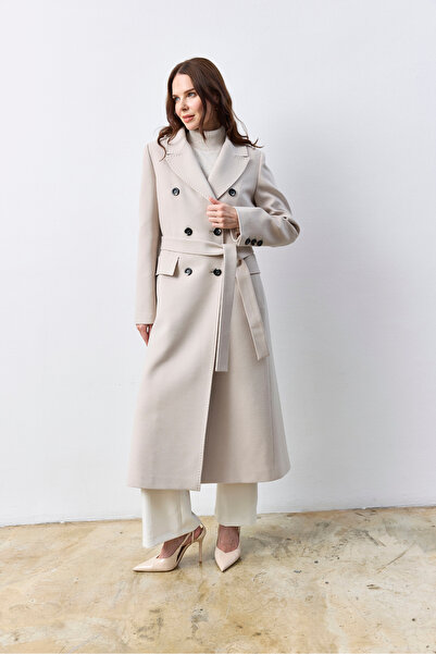 KENT Classic Long Cashmere Stone Color Coat