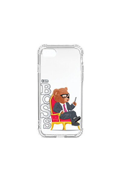 bestcase Carcasă spate antișoc pentru Apple iPhone SE 3 / SE 2 / 8 / 7, Ursul...